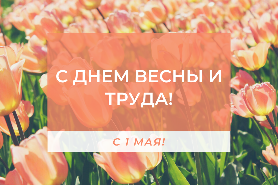 С Днем Весны и Труды!
